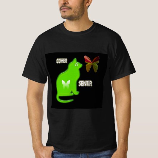 comer y sentir T-Shirt (Vorderseite)