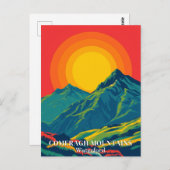 Comeragh Mountains Ireland Retro Travel Postcard Postkarte (Vorne/Hinten)