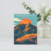 Comeragh Mountains Irland Vintage Travel Irland Postkarte (Stehend Vorderseite)