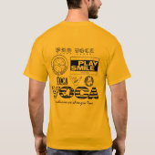 Comerica orange w/back Sponsoren T-Shirt (Rückseite)