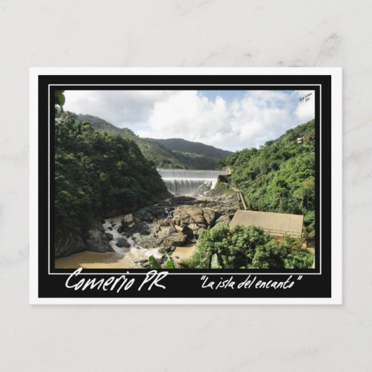 Comerio, Puerto Rico Postkarte (Vorderseite)