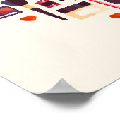 Comestics Heart Poster (Ecke)