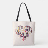 Comestics Herz Tasche (Rückseite)