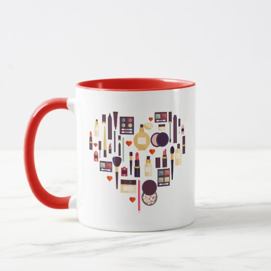 Comestics Herz Tasse (Links)