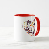 Comestics Herz Tasse (VorderseiteRechts)