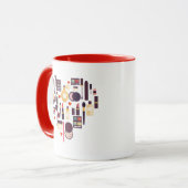 Comestics Herz Tasse (Vorderseite Links)