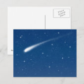 Comet #1 - Horizontal postcard Postkarte (Vorne/Hinten)