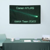Comet ATLAS Watch Team 2020 Banner (Messeveranstaltung)