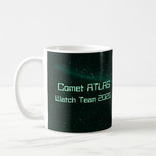 Comet ATLAS Watch Team 2020 Kaffeetasse (Links)