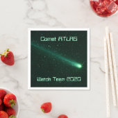 Comet ATLAS Watch Team 2020 Serviette (Beispiel)