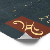 Comet Augsburg Wunderbuch 1552 Raumforschung Poster (Ecke)