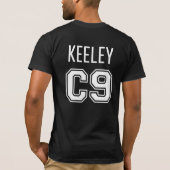 Comet Borrelly und Plate Tectonic Heck Dark T-Shirt (Rückseite)