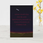 Comet Card (Romantisch) Karte (Gelbe Blume)