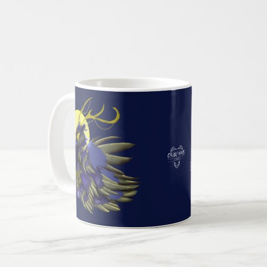 Comet Dark Fantasy Collection Reindeer Mug Kaffeetasse (Vorderseite Links)