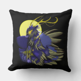 Comet Dark Fantasy Reindeer Holiday Humor Kissen