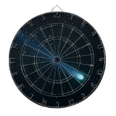 Comet in Night Sky Dartscheibe (vorne)