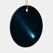 Comet in Night Sky Keramikornament (Rechts)