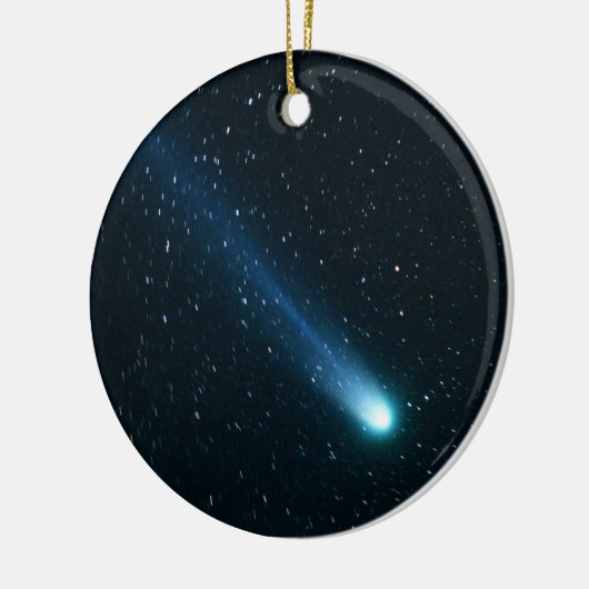 Comet in Night Sky Keramikornament (Links)