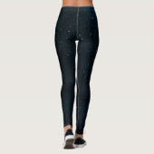 Comet in Night Sky Leggings (Rückseite)