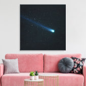 Comet in Night Sky Leinwanddruck (Insitu (Wohnzimmer))