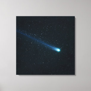 Comet in Night Sky Leinwanddruck