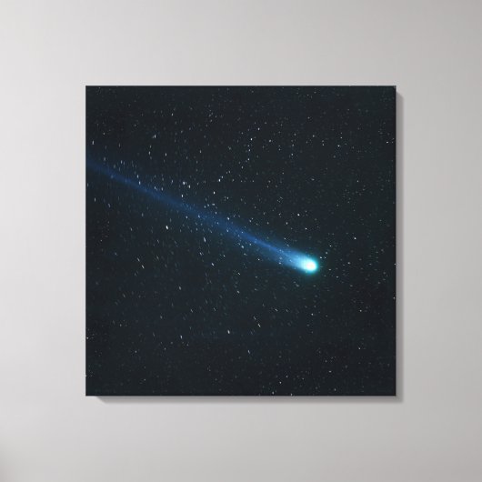 Comet in Night Sky Leinwanddruck (Vorderseite)