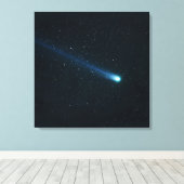 Comet in Night Sky Leinwanddruck (Insitu (Holzboden))