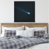 Comet in Night Sky Leinwanddruck (Insitu (Schlafzimmer))