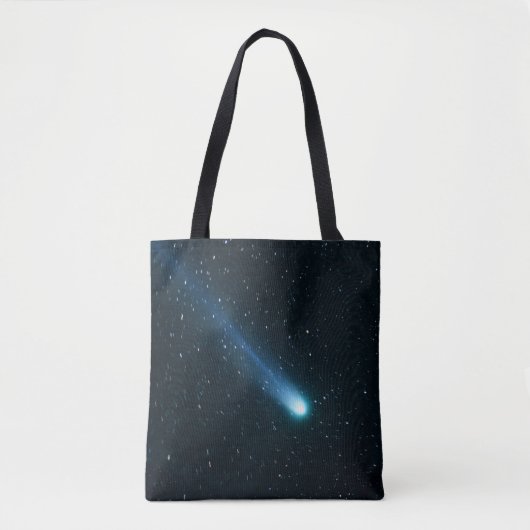 Comet in Night Sky Tasche (Vorderseite)