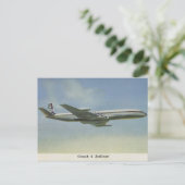 Comet Jetliner Postkarte der 1950er Jahre (Stehend Vorderseite)