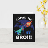 Comet Me Bro Funny Boxing T Rex Dinosaur Puppe Ext Karte (Gelbe Blume)