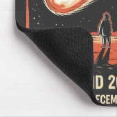Comet Me Bruh Funny ASTEROID 2024 YR4 Mousepad (Ecke)