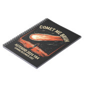 Comet Me Bruh Funny ASTEROID 2024 YR4 Notizblock (Linke Seite)