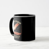 Comet Me Bruh Funny ASTEROID 2024 YR4 Tasse (Vorderseite Links)