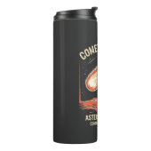 Comet Me Bruh Funny ASTEROID 2024 YR4 Thermosbecher (Nach links gedreht)