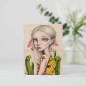 Comet Moth Postkarte (Stehend Vorderseite)