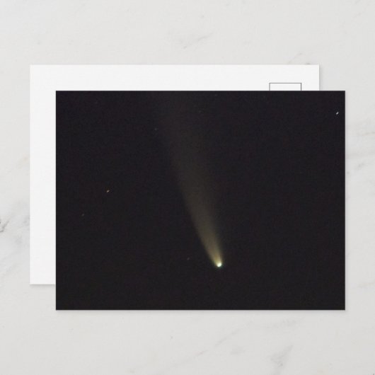 Comet NEOWISE in Night Sky Postkarte (Vorne/Hinten)