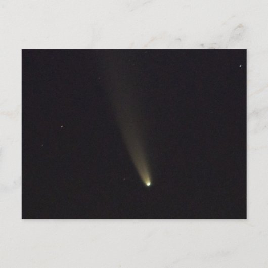 Comet NEOWISE in Night Sky Postkarte (Vorderseite)