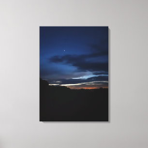 Comet NEOWISE Leinwand Art