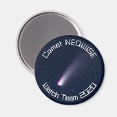 Comet NEOWISE Watch Team 2020 Magnet (Vorderseite/Rückseite)