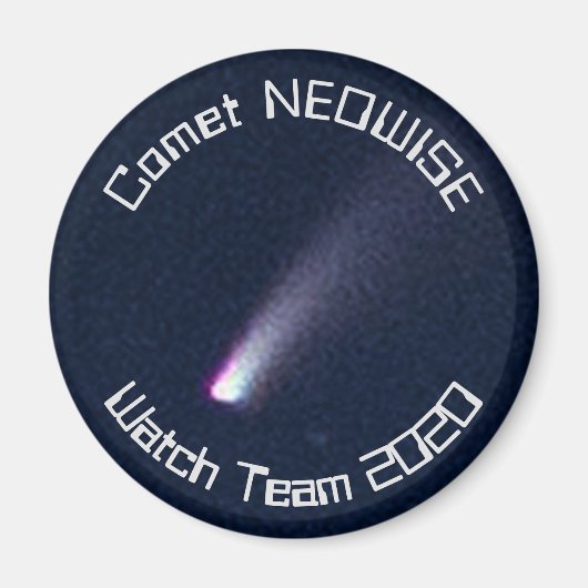 Comet NEOWISE Watch Team 2020 Magnet (Vorne)