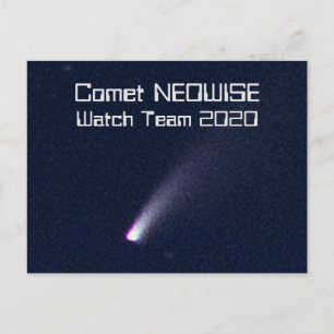 Comet NEOWISE Watch Team 2020 Postkarte