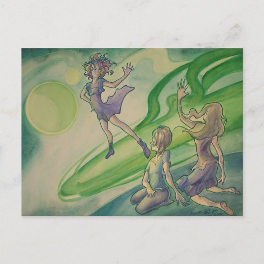 Comet Passerby Postkarte (Vorderseite)