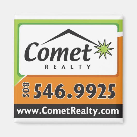 Comet Realty-Magnet Magnet (Vorne)