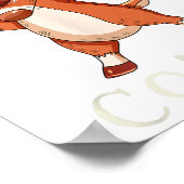 Comet Santas Reindeers Family Matching Outfit Chri Poster (Ecke)