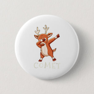 Comet Santas Rentiere Familien-Matching-Outfit Chr Button