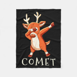 Comet Santas Rentiere Familien-Matching-Outfit Chr Fleecedecke