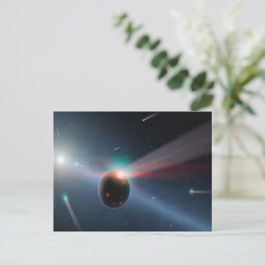 Comet Storm Postkarte (Stehend Vorderseite)