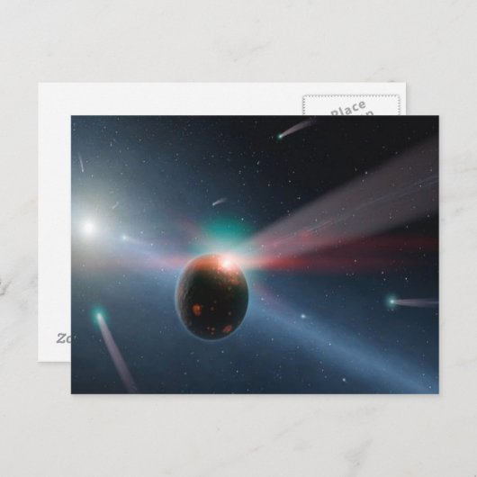 Comet Storm Postkarte (Vorne/Hinten)