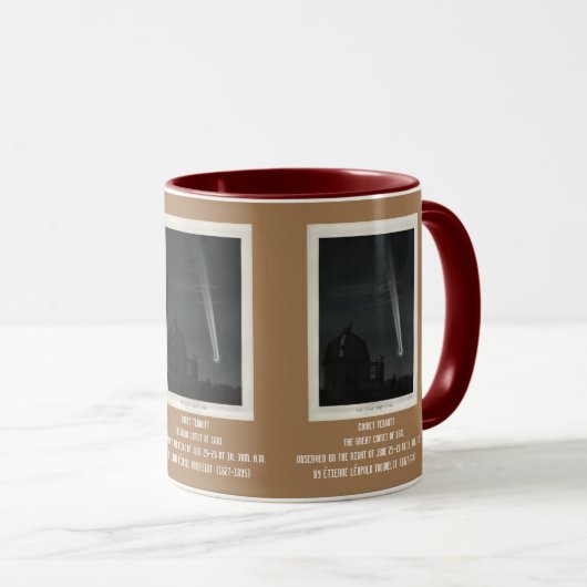 Comet Tebbutt - der Große Comet von 1881 Tasse (VorderseiteRechts)